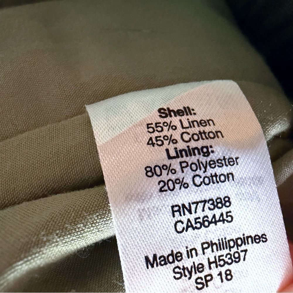 J. Crew linen cotton scalloped skirt - Picture 3 of 4